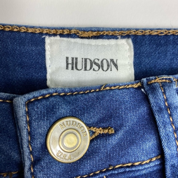 Hudson Girls Jeans Sz 12 Skinny Waist 13” - Picture 2 of 5
